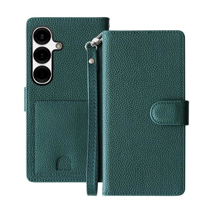 갤럭시 퀀텀4 A546 - 린클 오플 월렛 지폐2칸+카드5장 올인원 지갑형 케이스 + 손목스트랩