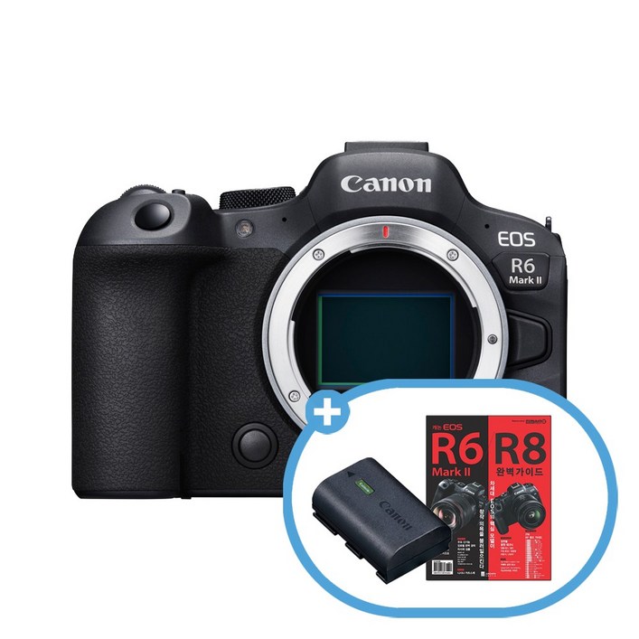 캐논코리아 정품 EOS R6 Mark II Body + LP-E6NH 정품배터리 + 가이드북