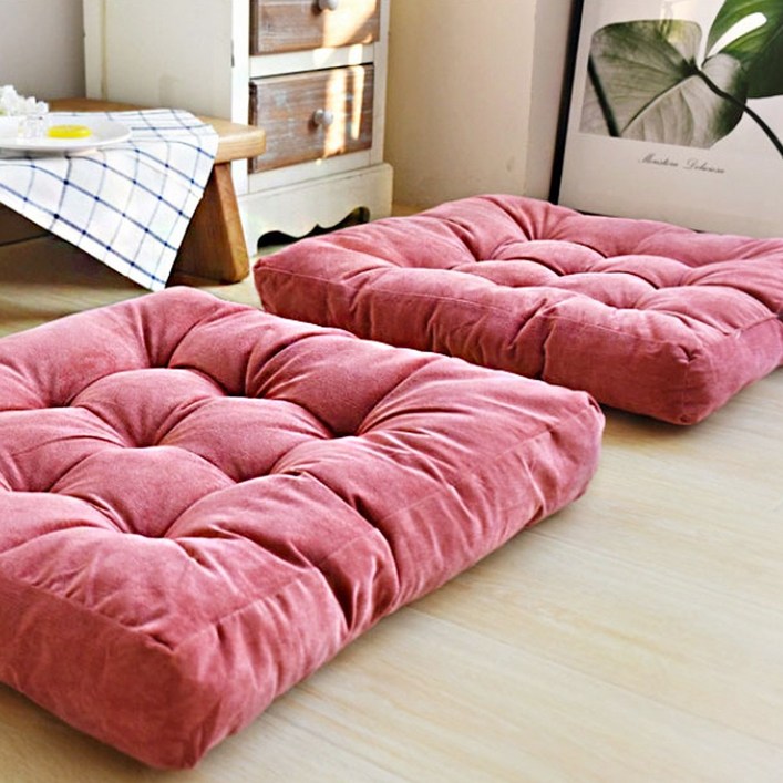 특대형방석 55cm 65cm 두꺼운방석 등받이 의자 쇼파 절방석 기도방석 큰방석