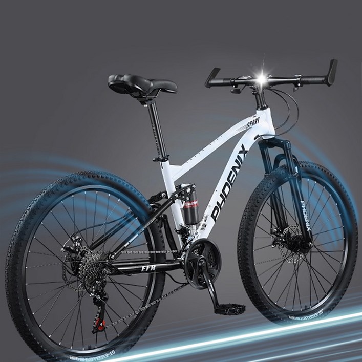 코브렉스 프리미엄 MTB 자전거 마운틴 산악 바이크 출퇴근 성인 남녀공용 오프로드, 1개, 183cm, 펄화이트24단