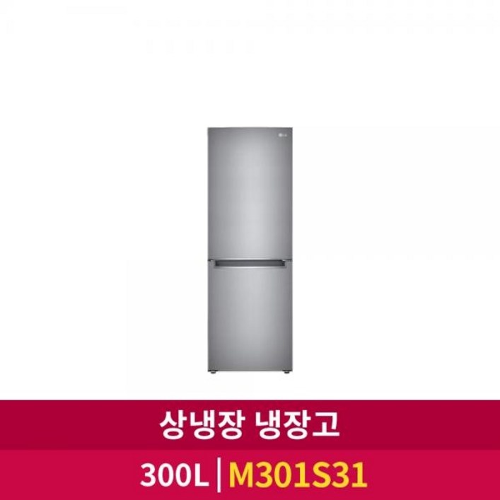 LG전자 일반냉장고 2도어 상냉장 300L 샤인M301S31 LG전자 일반냉장고 2도어 상냉장 300L 샤인M301S31