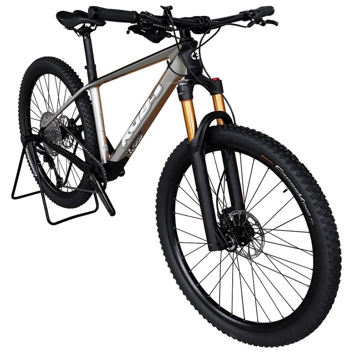 [지멘스자전거]풀카본 MTB자전거 27.5인치 SHIMANO DEORE 12단 유압디스크 KGB-S 산악자전거, 1개, 180cm, [미조립(공구없음)]옵시디언골드