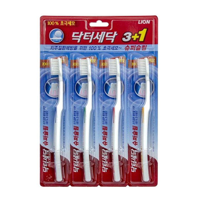 무닥터세닥 칫솔 슈퍼슬림31입X20개