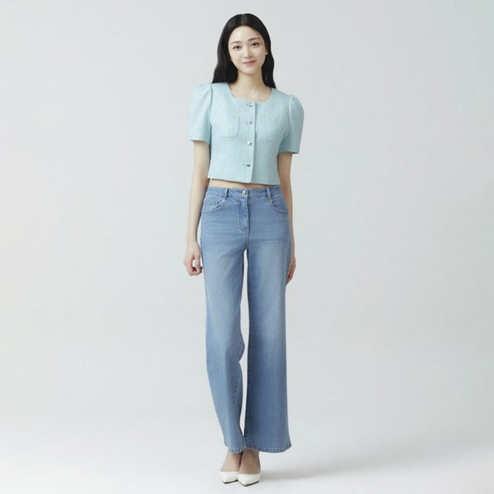 잇미샤 와이드 데님팬츠 ITO4ZDP710 528347