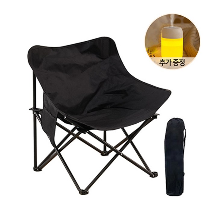 소소 접이식 캠핑 의자 야외 휴대용 원터치, 01. 소형 블랙원터치