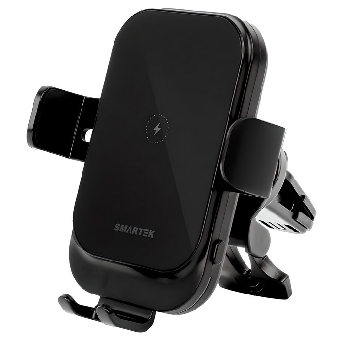 스마텍 차량용 무선 고속 충전거치대, 블랙, ST-CD350