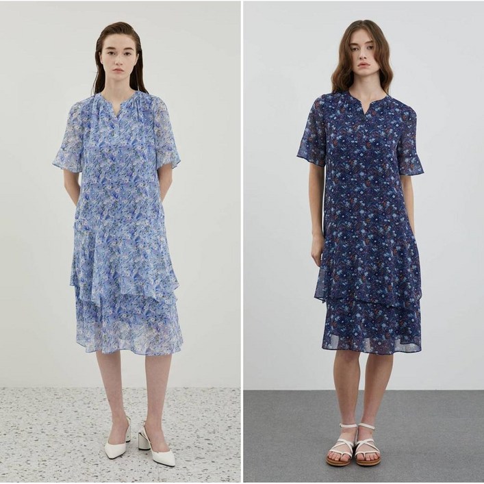 올리비아로렌 여성용 플라워 플레어 원피스 VOBOA4M4241