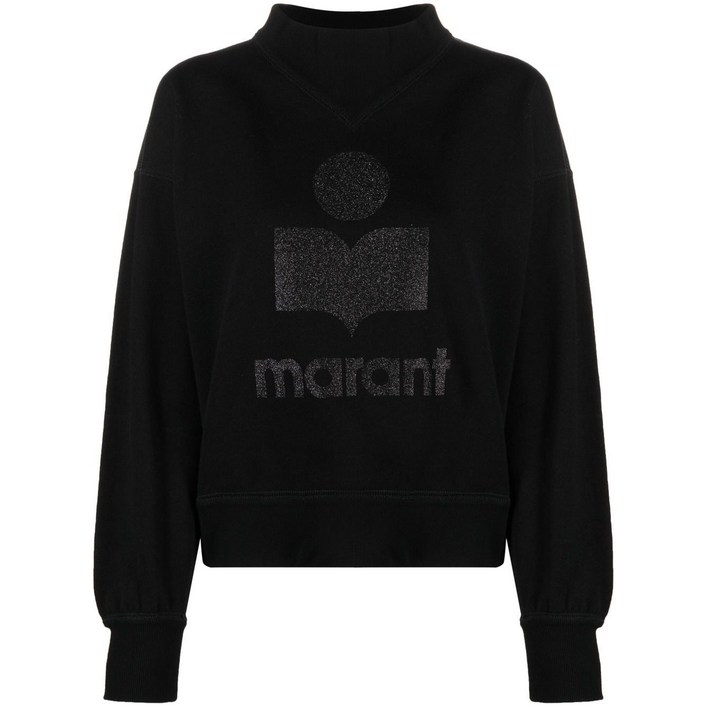 마랑에뚜왈 이자벨 마랑 에뚜왈 모비 로고 프린트 스웨트셔츠