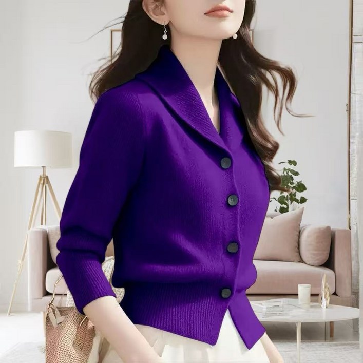 다즈몰핀아니트상의한치수 크게주문 슬림핏 니트 무지 가디건 상의