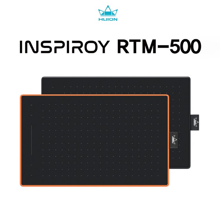 휴이온 RTM-500 (블랙/오렌지) 펜타블렛, 블랙