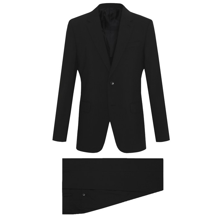 [파크랜드]오스틴리드 남성 봄 여름 블랙 쿨맥스 폴리 혼방 스트레치 수트