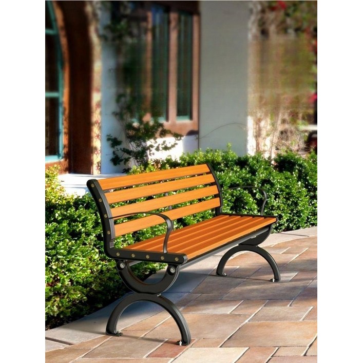 옥외용 벤치 등받이 공원의자 야외 부식방지 의자