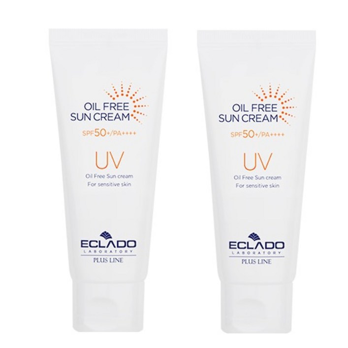 11 에끌라두 UV 오일 프리 선 크림 70g SPF50 PA, 끈적임 백탁 없는 최고의 밀착력, 70g, 2개