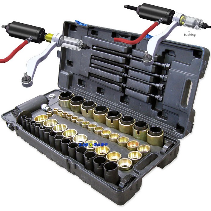 만능부싱교환기 유압식 63PCS 슬리브 붓싱 분해 조립 A63PS