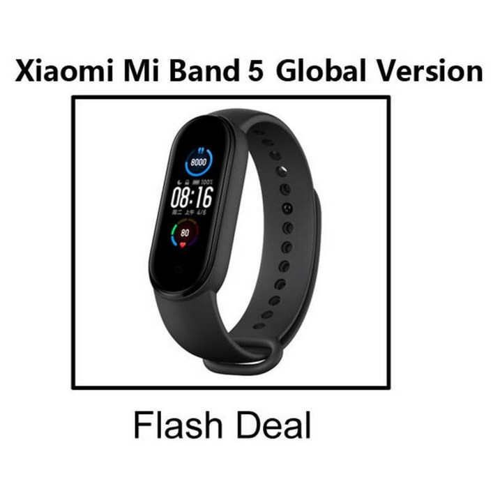 Xiaomi Mi Band 5 스마트 팔찌 피트니스 트래커 혈액 산소 심박수 모니터 수면 단계 수영 스포츠 APP 푸시 알람