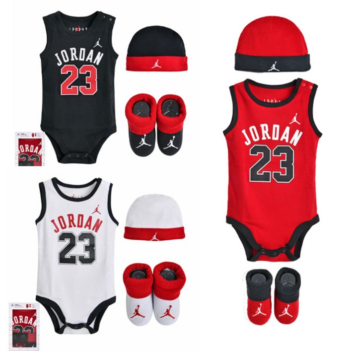 플레이키즈프로 조던23바디수트세트 N251UU808 조던우주복 조던 베이비 우주복 나이키키즈 조던키즈 나이키베이비 조던베이비 바디수트세트 출산선물 100일촬영용 612M