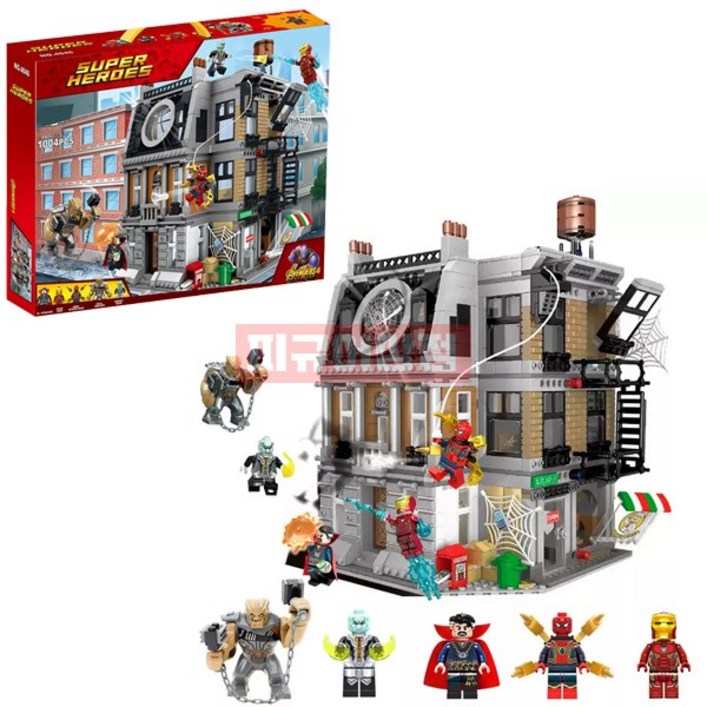 76108 마블 슈퍼히어로 어벤져스 닥터 스트레인지 생텀 대결 중국 호환 블럭