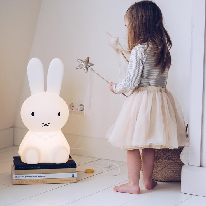 miffy 미피 LED 무드등 토끼 무드등 토끼조명 침실 수면등 수유등 캐릭터 무선 리모컨 집들이 선물