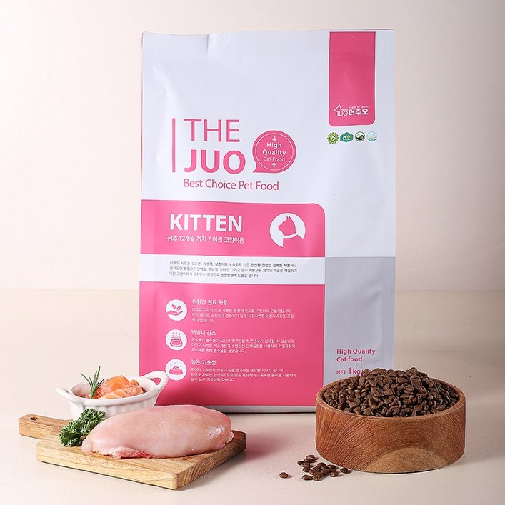 [더주오사료] 키튼 (자묘용) 사료 1kg, 1개, 1kg