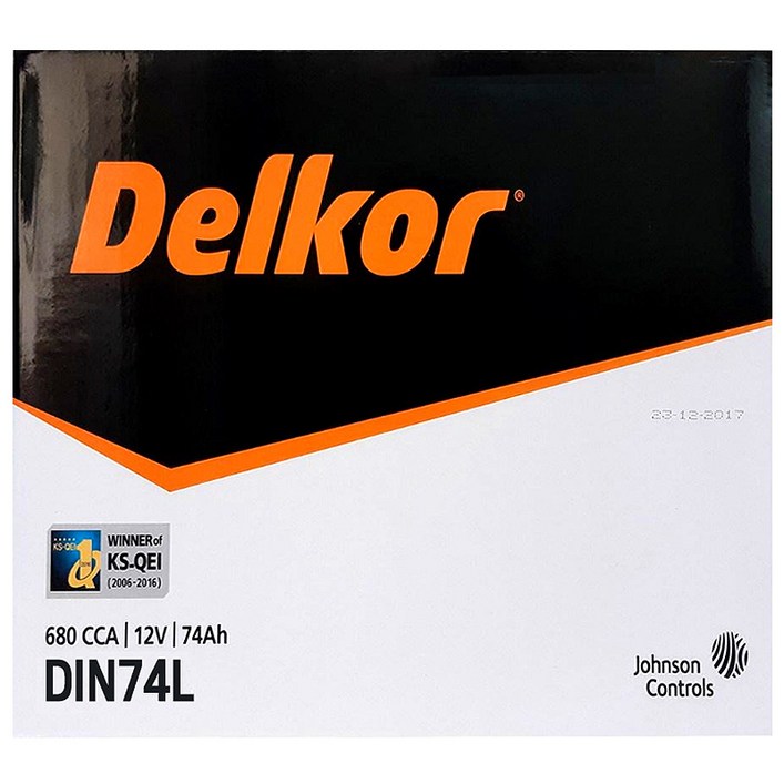 델코 자동차밧데리 DIN74L 폐전지반납