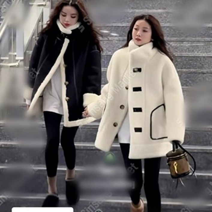 리버시블 후리스 무스탕 반코트