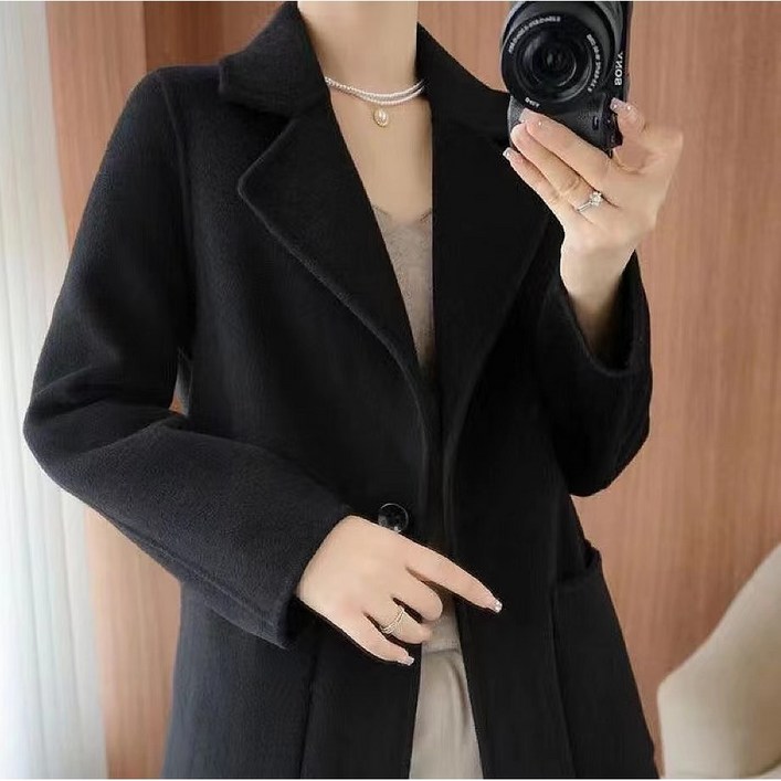 Modern Fashion 빅사이즈 트렌치 얇은 롱 자켓 여성 루즈핏 하프 코트