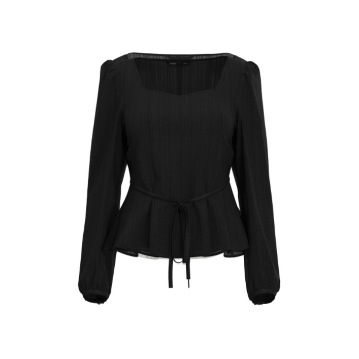 미쏘 스퀘어넥 플레어 블라우스 RE BWF808G_MIWBLFT0QG 583390