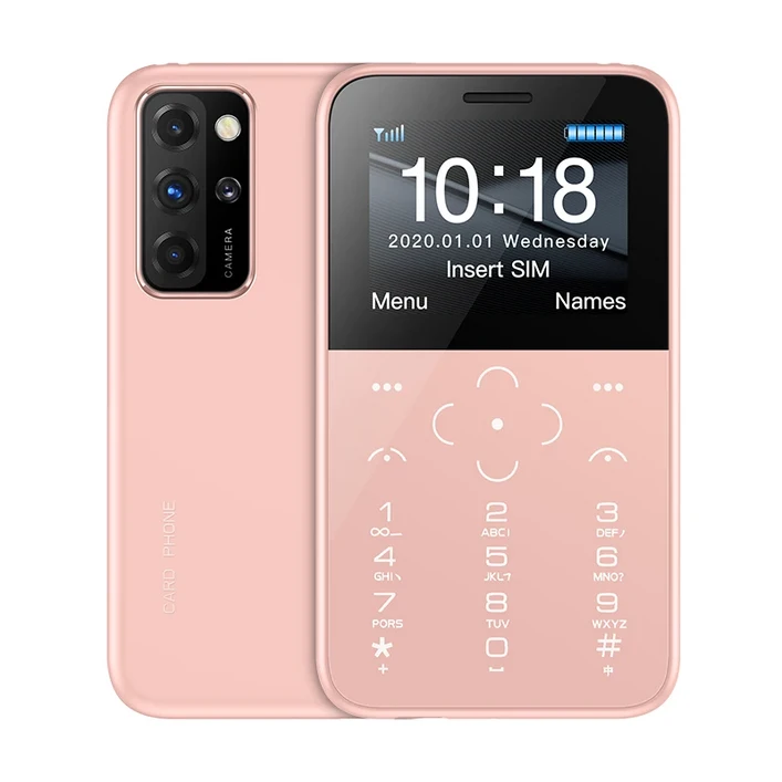 SOYES S10P 미니 카드 초박형 2G GSM 800mAh 소형 휴대용 학생 백업 키보드 휴대폰 신상