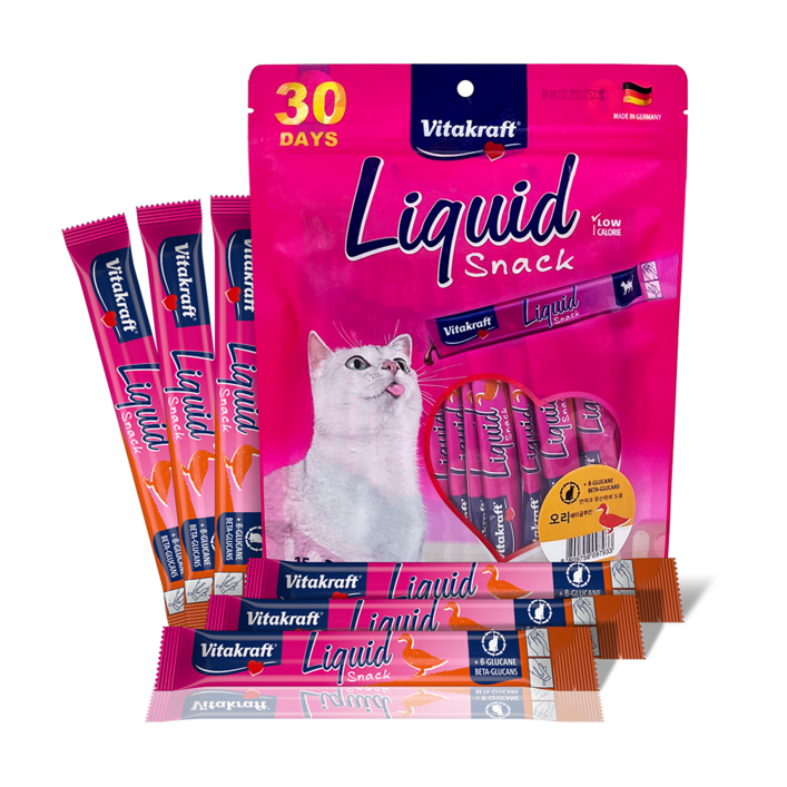 비타크래프트 리퀴드스낵(츄르) 오리+베타글루칸 15g X 30p, 15g