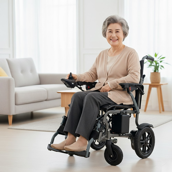 X1 전동 접이식 휴대용 초 경량 스쿠터 전기 휠 사륜 삼륜 바이크 체어 형 일반 노인 자전거 대용 카트대여 렌탈 아님, 1개, LHX1