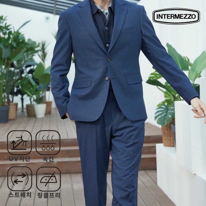 25SS 인터메조 비즈니스 셋업 스트레치 수트 봄 여름 결혼식 면접 정장 하객룩