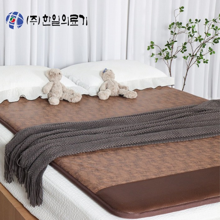 무전자 26년형 한일의료기 국산 EMF 전자파 없는 탄소매트 두꺼운 카본 전기매트 싱글 더블 퀸 분리난방, 진스웨이드, 싱글 퀸110x200