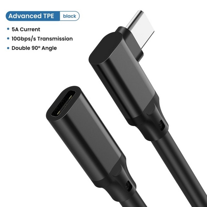 5a usb c 고속 충전 케이블 pd 100w usb type c 케이블 macbook pro 10gpbs usb 3.1 type c 데이터 케이블 usb-c 연장 케이블 1m