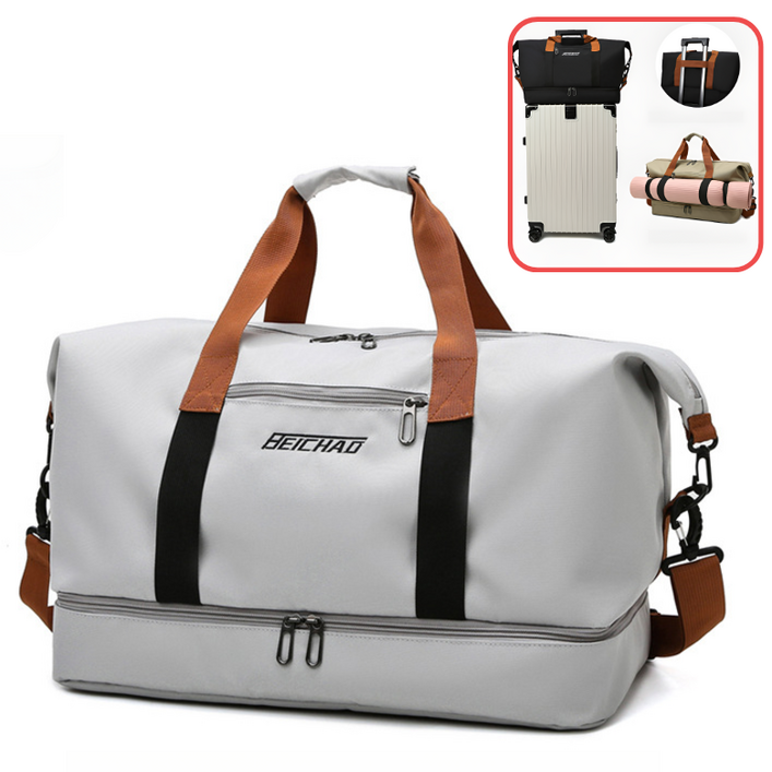 스마일리 프리미엄 대용량 여행용 보스턴백 캐리어 결합 골프 방수 더플백