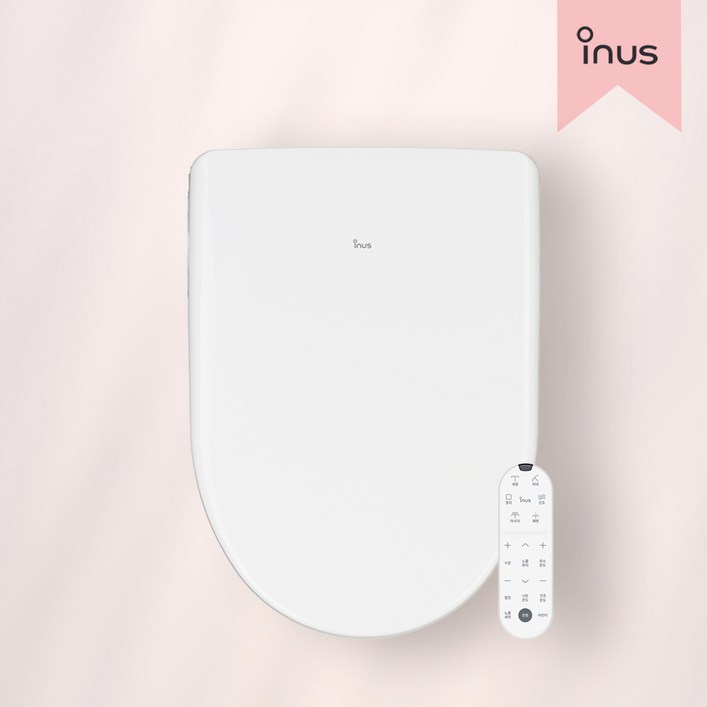 이누스 비데 필터 없는 IPX5 방수 스마트 터치 리모컨 ISA-8200R