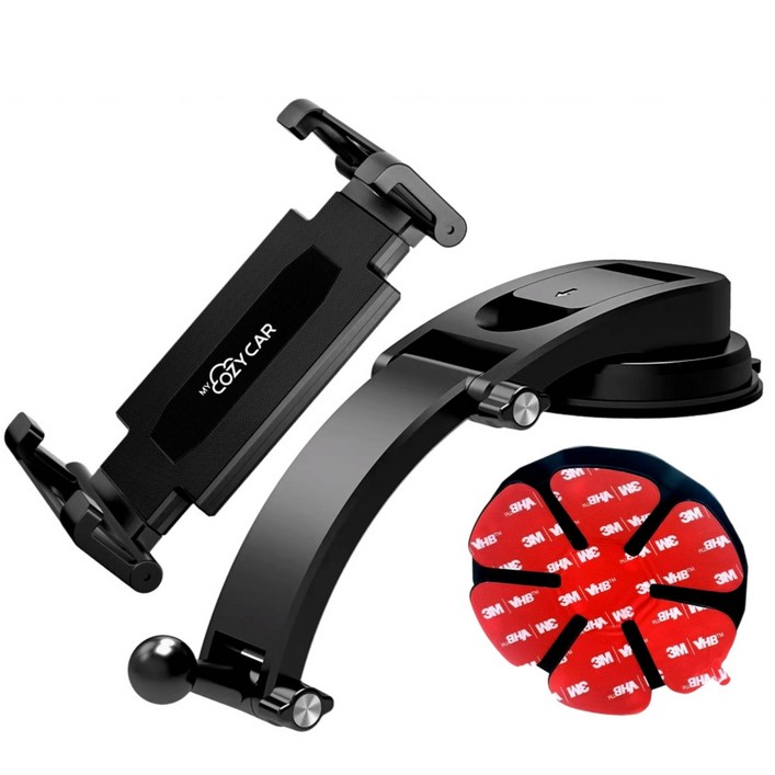 마이코지카 차량용 대시보드 태블릿거치대, 블랙, 1개