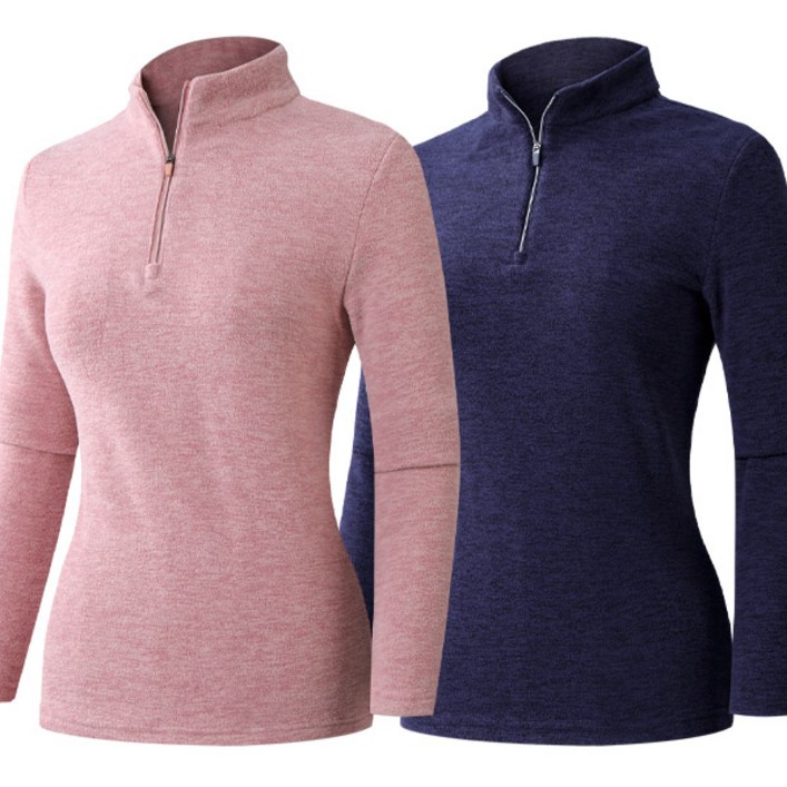 투엘라 11 여성 겨울 올데이 따뜻한 양기모 집업 티셔츠