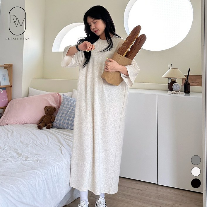 디테일웨어 여성 무지 삼각 반팔 롱원피스 빅사이즈 편한원피스 젊줌마 임산부 임부복 라운드넥 홈웨어 꾸안꾸룩 디테일웨어 여성 무지 삼각 반팔 롱원피스 빅사이즈 편한원피스 젊줌마 임산부 임부복 라운드넥 홈웨어 꾸안꾸룩