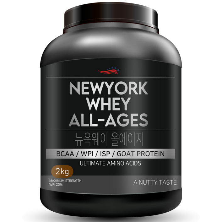 뉴욕웨이 올에이지 미숫가루맛 단백질보충제 단백질쉐이크 산양유 프로틴, 1개, 2kg
