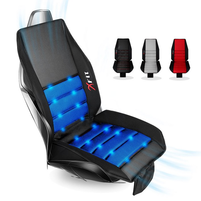 국내인증 4D입체 자동차 쿨링시트 앞좌석 12v 24v 여름 바람시트