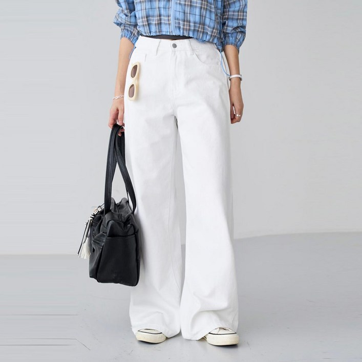 숏중롱 3가지 기장 비죠스냅 와이드 팬츠 710886