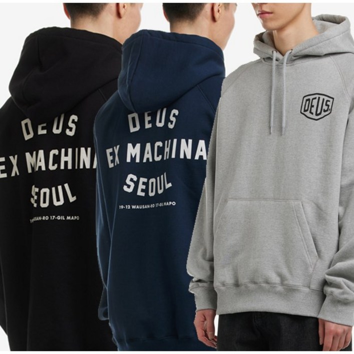 데우스 SEOUL ADDRESS HOODIE deus ex machina 후드티 후드 후디