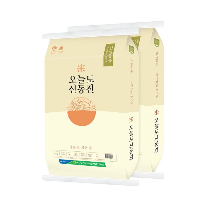 옥구농협 오늘도 신동진 20kg10kg10kg 신동진 당일도정 단일품종, 2개, 10kg, 상등급 옥구농협 오늘도 신동진 20kg10kg10kg 신동진 당일도정 단일품종, 2개, 10kg, 상등급