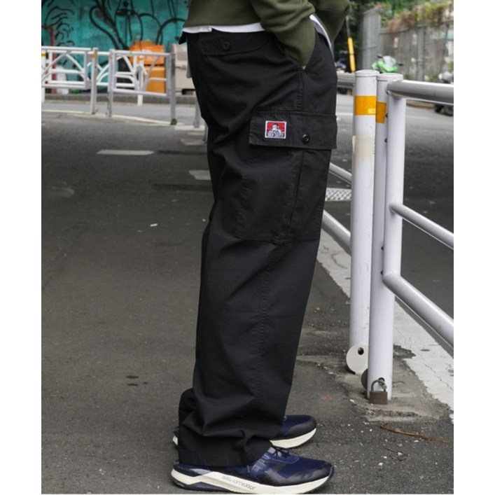BEN DAVIS ORIGINALS LONG CARGO PANTS벤데이비스 롱 카고 팬츠  블랙