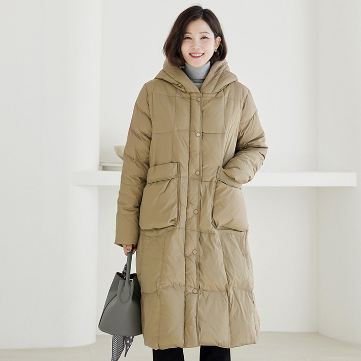 김여사 김여사 빅사이즈 (겨울)(66-88) 이지 덕다운 롱패딩 5JP511322