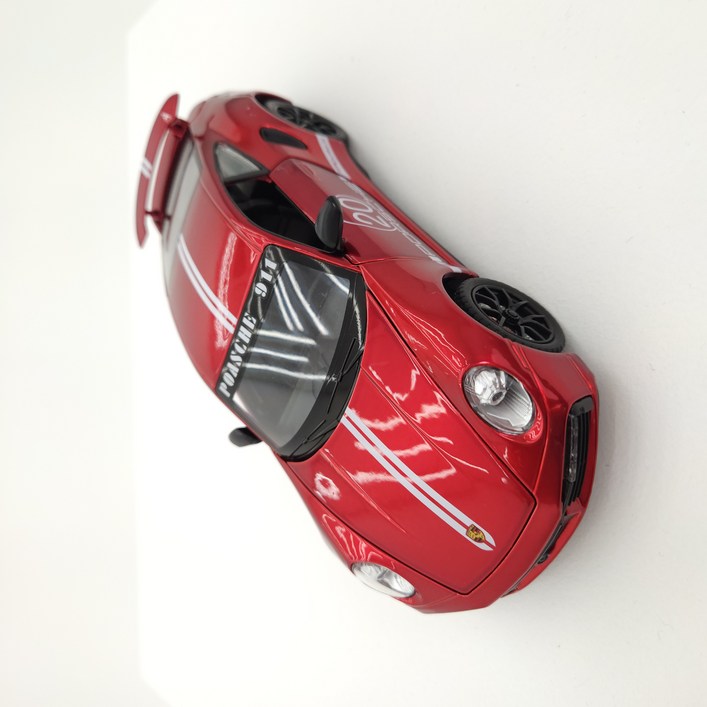 1:24 포르쉐 911 터보S 페라리 porche 럭셔리카 스포츠카 SUV 모형 다이케스트 완구 미니어쳐 피규어 자동차 장난감, 레드, 1개