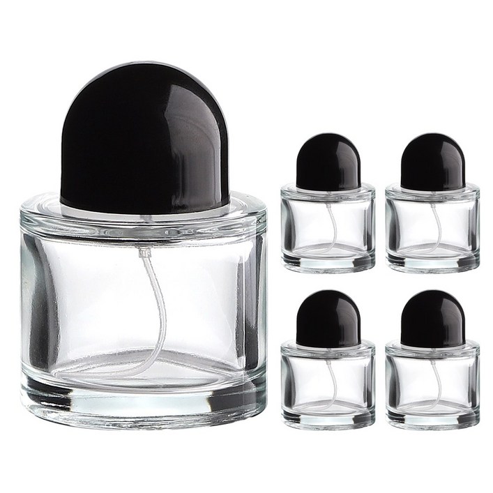 블랑쉬 50ml 향수 공병 스크류타입 용기 만들기 재료 퍼퓸 스프레이 유리 DIY, 5개