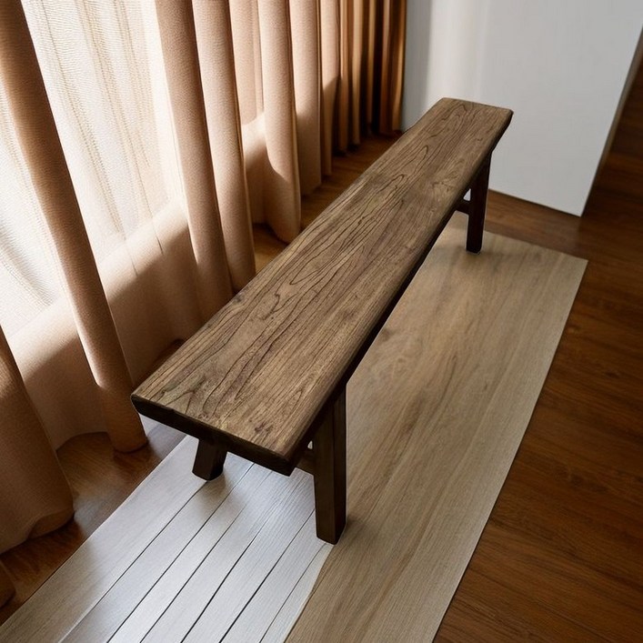 고재 벤치 빈티지 스툴 느룹나무 인테리어 카페