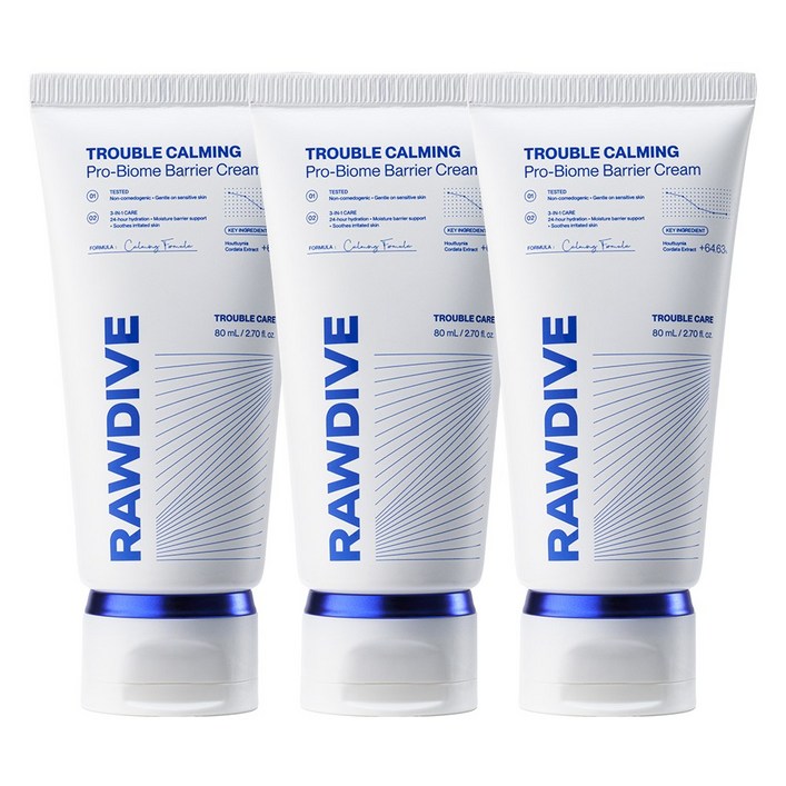 로다이브 여드름 유산균 장벽 크림, 3개, 80g