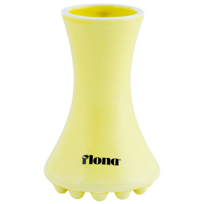 플로나 세라믹 페이스 괄사 옐로우 두피, 바디, 림프순환 마사지기